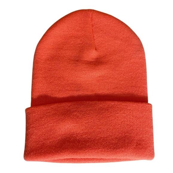 Carhartt Men's Knit Beanie OS Orange Tan NEW - Picture 2 of 4